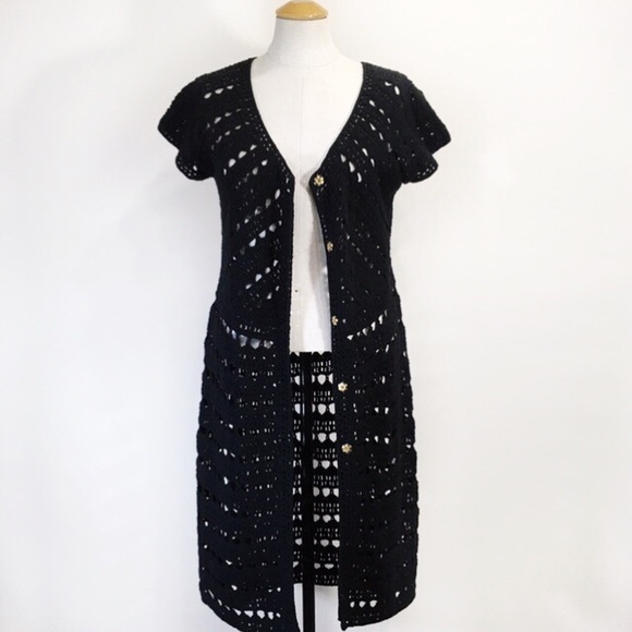 RACHEL Rachel Roy Other - Rachel Roy Crochet Knit Swimsuit Cover Up Small